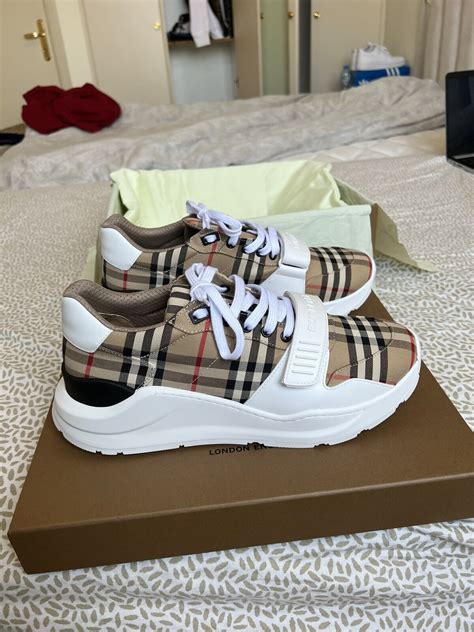 black and red burberry sneakers|black Burberry sneakers men.